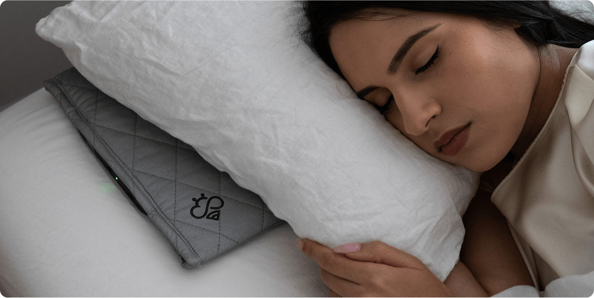Hapbee Sleep Pad – Boost REM Sleep, Improve Sleep Score, Drug-Free